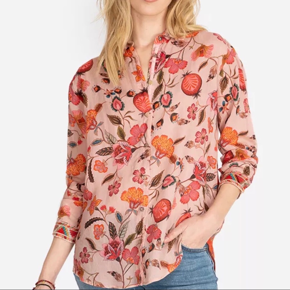 Johnny Was Linen Shirt